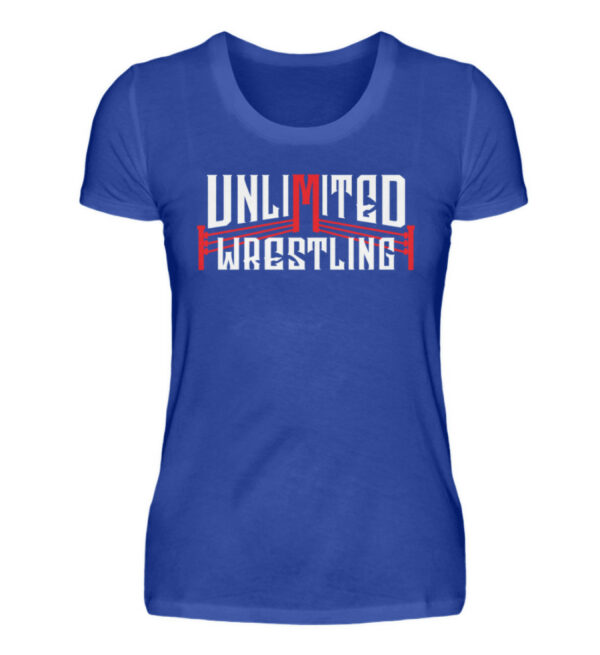 Unlimited Wrestling Logo Girlie - Damenshirt-2496