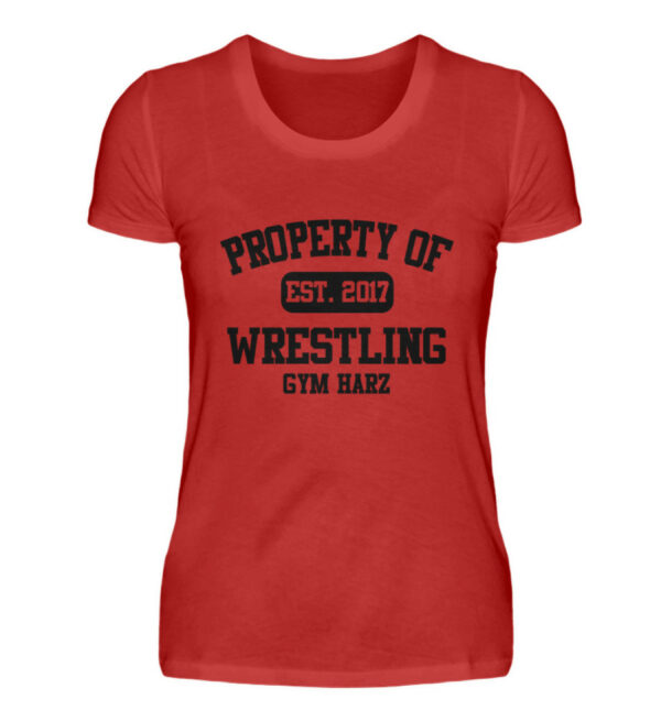 Property Wrestling Gym Girlie - Damenshirt-4