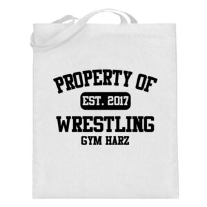 Property Wrestling Gym Beutel - Jutebeutel (mit langen Henkeln)-3