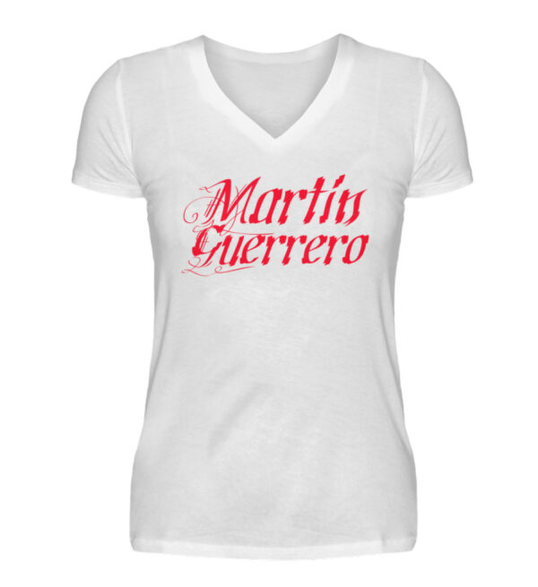 Martin Guerrero Latino Girlie Vneck - V-Neck Damenshirt-3
