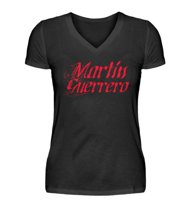 Martin Guerrero Latino Girlie Vneck - V-Neck Damenshirt-16