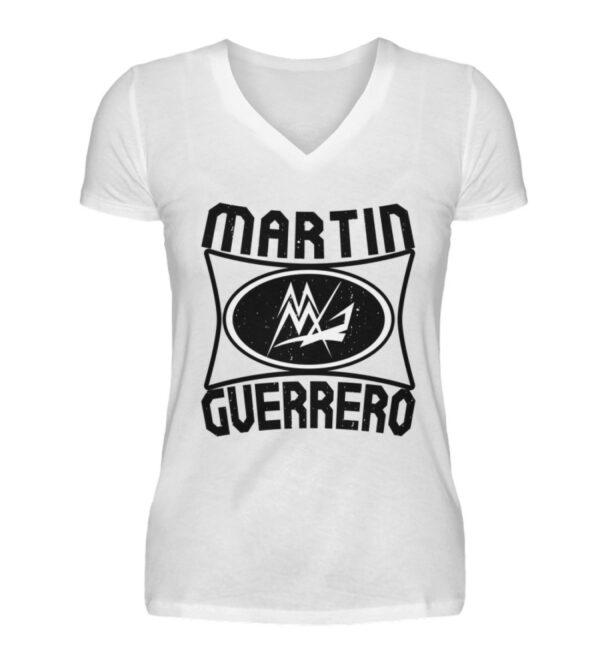 Martin Guerrero Oval Girlie Vneck - V-Neck Damenshirt-3