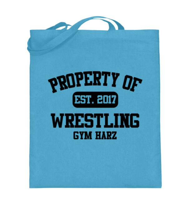 Property Wrestling Gym Harz - Jutebeutel (mit langen Henkeln)-5745