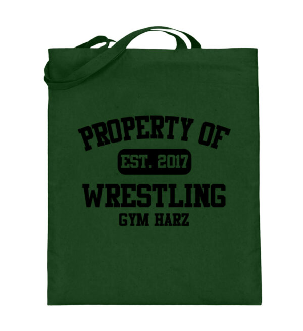Property Wrestling Gym Harz - Jutebeutel (mit langen Henkeln)-5741