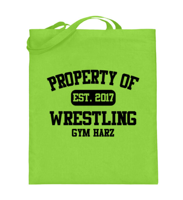 Property Wrestling Gym Harz - Jutebeutel (mit langen Henkeln)-5753