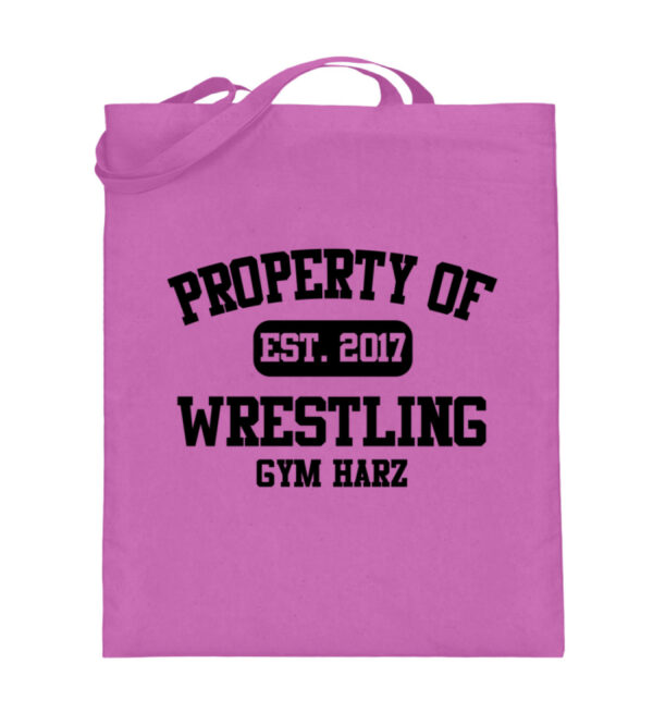 Property Wrestling Gym Harz - Jutebeutel (mit langen Henkeln)-5759