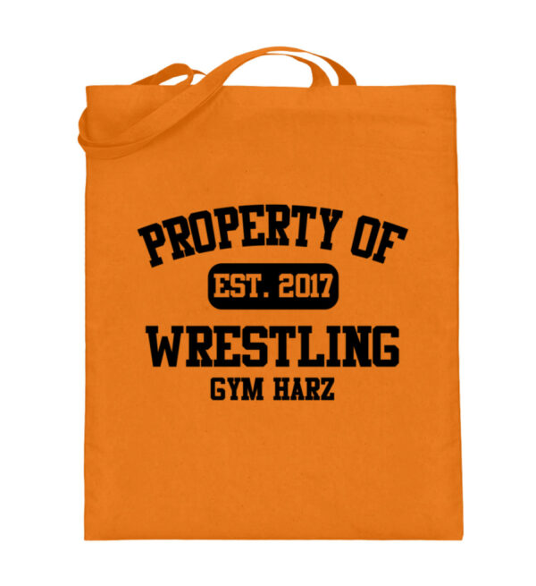Property Wrestling Gym Harz - Jutebeutel (mit langen Henkeln)-5757