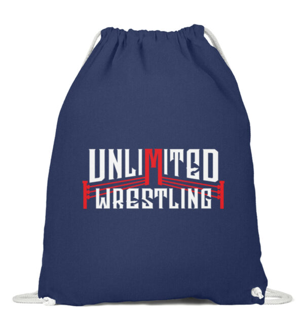 Unlimited Wrestling Logo Gymsac - Baumwoll Gymsac-6057