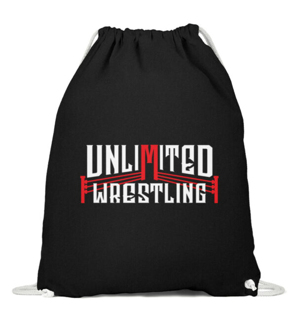 Unlimited Wrestling Logo Gymsac - Baumwoll Gymsac-16