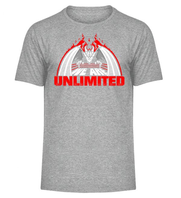 Unlimited Dragon Melange Shirt - Herren Melange Shirt-6807