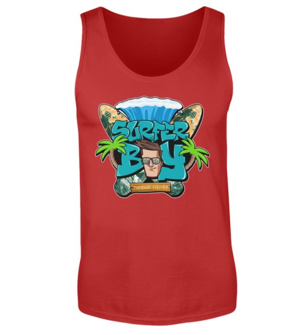 Dominik Fischer Logo Tanktop - Herren Tanktop-4