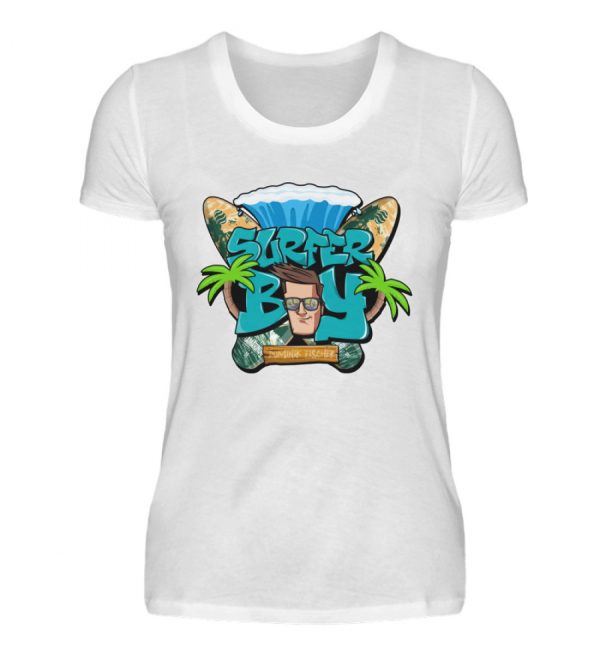Dominik Fischer Logo Girlie Shirt - Damenshirt-3